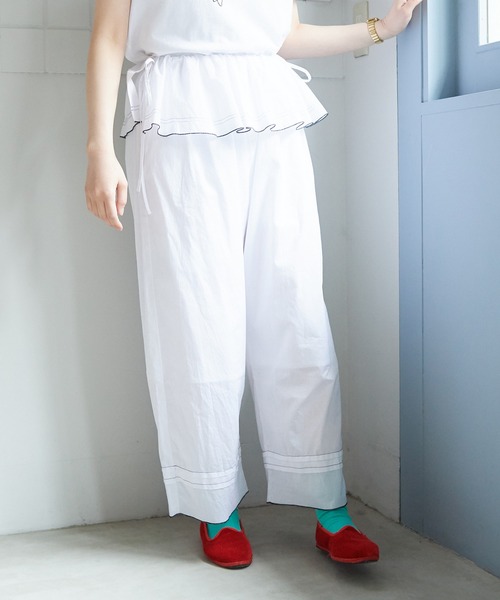 bulle de savon(ビュルデサボン)の「●handkerchief パンツ(その他パンツ・レディース・ホワイト/ブラック・FREE)」の21枚目の写真