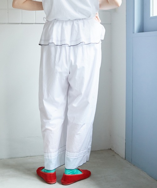 bulle de savon(ビュルデサボン)の「●handkerchief パンツ(その他パンツ・レディース・ホワイト/ブラック・FREE)」の10枚目の写真