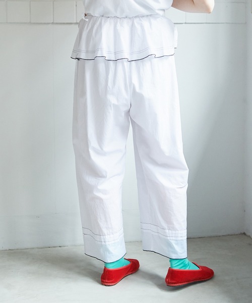 bulle de savon(ビュルデサボン)の「●handkerchief パンツ(その他パンツ・レディース・ホワイト/ブラック・FREE)」の6枚目の写真