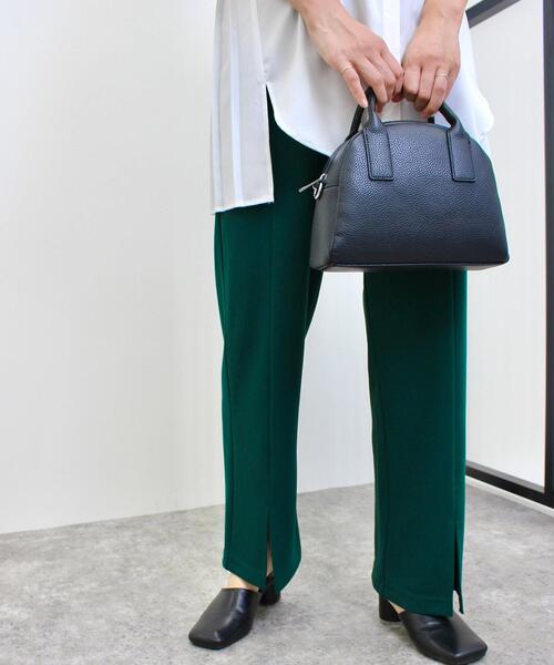 MLI'A（エムリア）の「フロントスリットカットパンツ（その他パンツ・レディース・ブラック/グリーン/ライトベージュ/ブラウン/レッド・FREE）」の8枚目の写真