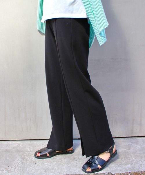 MLI'A（エムリア）の「フロントスリットカットパンツ（その他パンツ・レディース・ブラック/グリーン/ライトベージュ/ブラウン/レッド・FREE）」の12枚目の写真