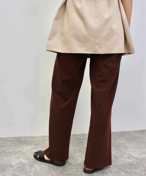 MLI'A（エムリア）の「フロントスリットカットパンツ（その他パンツ・レディース・ブラック/グリーン/ライトベージュ/ブラウン/レッド・FREE）」の19枚目の写真