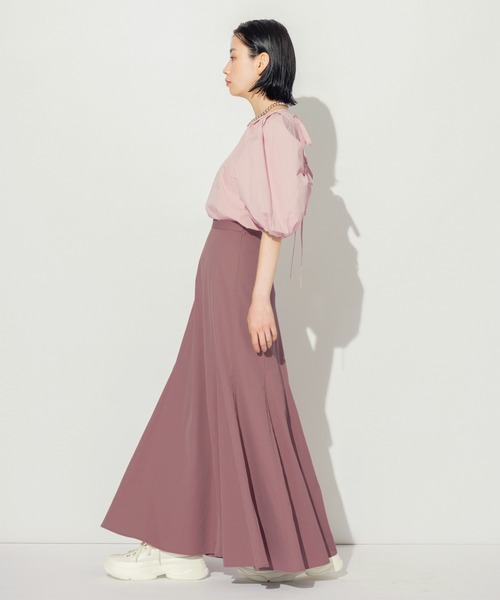 N.O.R.C（ノーク）の「リネンツイルマーメードスカート（スカート・レディース・ブラウン/アイボリー/ピンク・S/M）」の18枚目の写真
