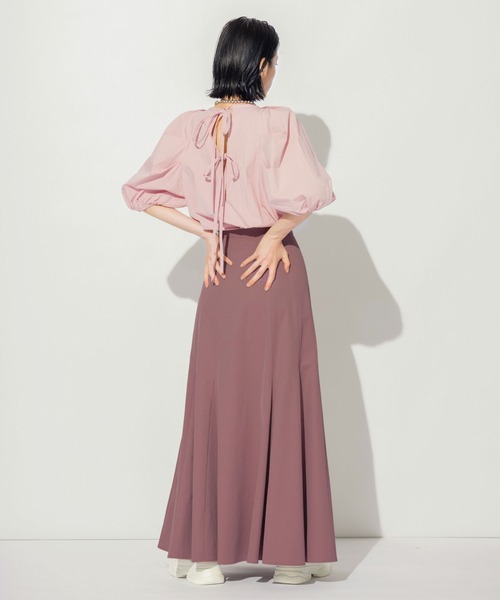 N.O.R.C（ノーク）の「リネンツイルマーメードスカート（スカート・レディース・ブラウン/アイボリー/ピンク・S/M）」の20枚目の写真