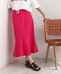 ◆【S-L】デニムマーメイドスカート