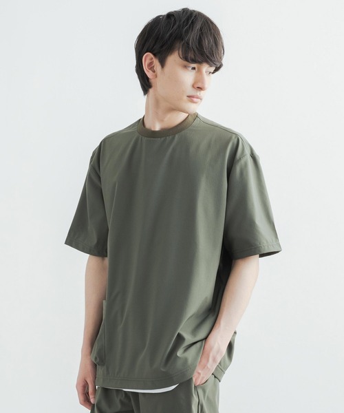 KRIFF MAYER(クリフメイヤー)の「セットアップ 3点セット KRIFF MAYER クリフメイヤー at TENT Tシャツ&ショートパンツ&エコバッグ(ルームウェア/パジャマ・メンズ・ベージュ/チャコール/カーキ/ネイビー・L/M/XL)」の16枚目の写真