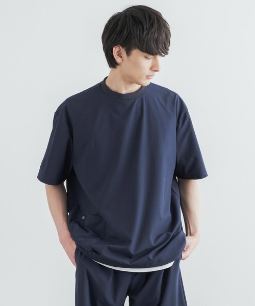 KRIFF MAYER(クリフメイヤー)の「セットアップ 3点セット KRIFF MAYER クリフメイヤー at TENT Tシャツ&ショートパンツ&エコバッグ(ルームウェア/パジャマ・メンズ・ベージュ/チャコール/カーキ/ネイビー・L/M/XL)」の21枚目の写真