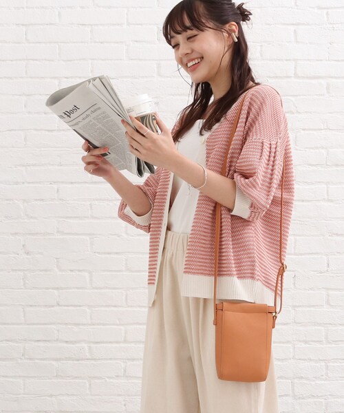 SHOO・LA・RUE(シューラルー)の「◆縦型ミニショルダーバッグ(ショルダーバッグ・レディース・オレンジ/シルバー/ライトベージュ・00)」の11枚目の写真