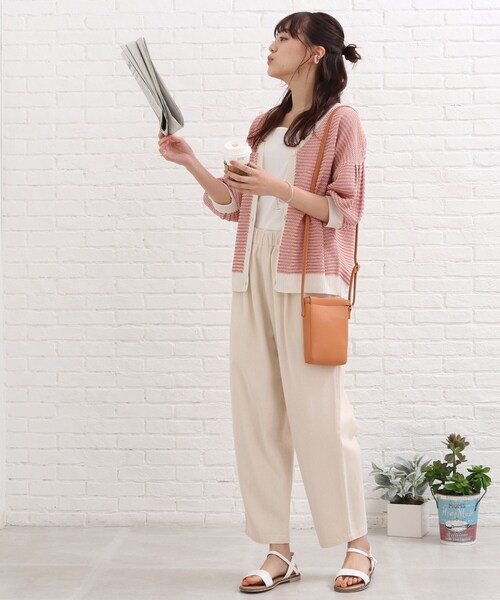 SHOO・LA・RUE(シューラルー)の「◆縦型ミニショルダーバッグ(ショルダーバッグ・レディース・オレンジ/シルバー/ライトベージュ・00)」の19枚目の写真