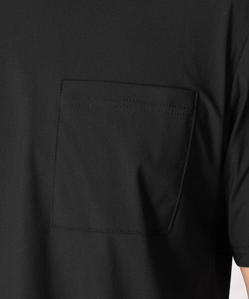 COMME CA MEN(コムサメン)の「ドレスネック ナイロンT(Tシャツ/カットソー・メンズ・ブラック/チャコールグレー/ライトグレー・M/L)」の11枚目の写真