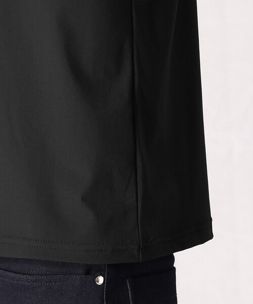COMME CA MEN(コムサメン)の「ドレスネック ナイロンT(Tシャツ/カットソー・メンズ・ブラック/チャコールグレー/ライトグレー・M/L)」の13枚目の写真