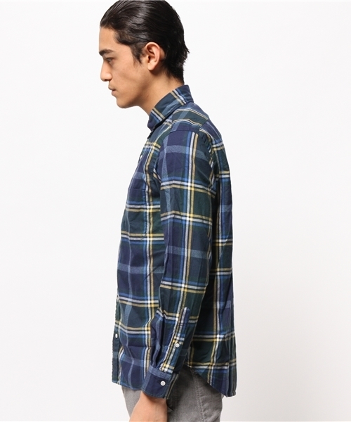 SHIPS(シップス)の「SC: "AIRY" オックスフォード チェック ボタンダウン シャツ(シャツ/ブラウス・メンズ・グレー/ネイビー・MEDIUM/X-LARGE/SMALL/LARGE)」の10枚目の写真