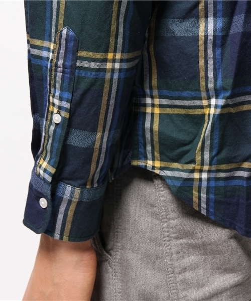 SHIPS(シップス)の「SC: "AIRY" オックスフォード チェック ボタンダウン シャツ(シャツ/ブラウス・メンズ・グレー/ネイビー・MEDIUM/X-LARGE/SMALL/LARGE)」の3枚目の写真