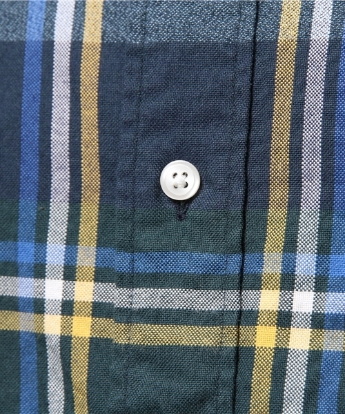 SHIPS(シップス)の「SC: "AIRY" オックスフォード チェック ボタンダウン シャツ(シャツ/ブラウス・メンズ・グレー/ネイビー・MEDIUM/X-LARGE/SMALL/LARGE)」の4枚目の写真