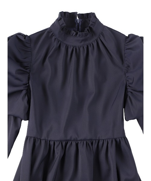 MIRO AMURETTE(ミロアミュレット)の「feminine design puff one piece/フェミニンパフワンピース(ワンピース・レディース・ネイビー・FREE)」の10枚目の写真