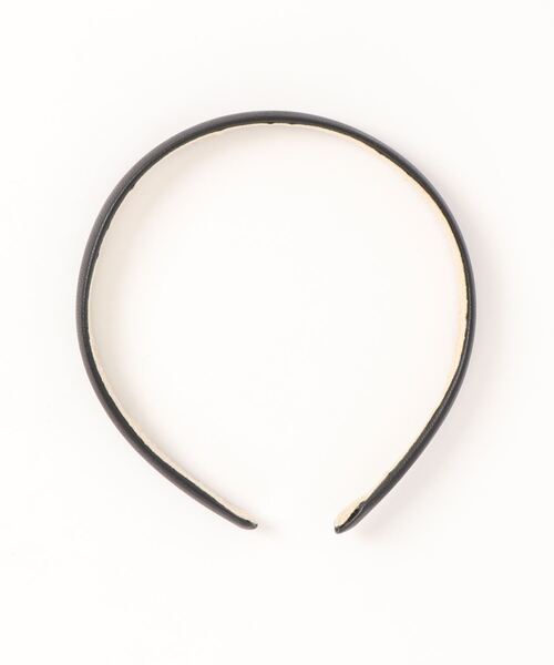 FREAK'S STORE（フリークスストア）の「Freedom/フリーダム　フェイクレザー細カチューシャ（カチューシャ・レディース・ブラック/ブラウン・ﾌﾘ-）」の2枚目の写真