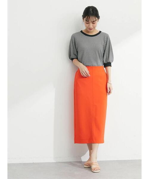 Sugar spoon（シュガースプーン）の「・SUGAR SPOON ギンガムパフTシャツ（Tシャツ/カットソー・レディース・ブラック/ピンク/イエロー・FREE）」の18枚目の写真