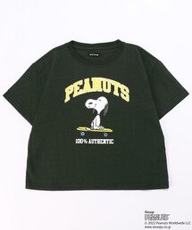 FREAK'S STORE | WEBオリジナル PEANUTS 別注 ビッグシルエット アーチロゴ プリントTシャツ/カレッジロゴ/スヌーピー(Tシャツ/カットソー)
