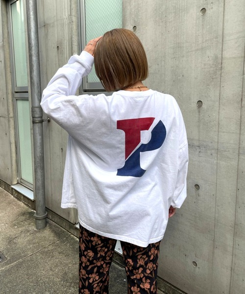 ＪＵＧＬＡＮＳ（ユグランス）の「☆ 【GOOD ROCK SPEED/グッドロックスピード】COLLEGE TEE（Tシャツ/カットソー・レディース・ベージュ/ブラック/ホワイト・FREE）」の13枚目の写真