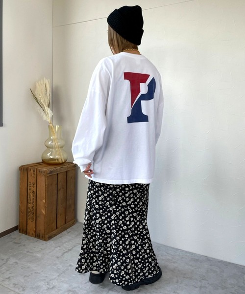 ＪＵＧＬＡＮＳ（ユグランス）の「☆ 【GOOD ROCK SPEED/グッドロックスピード】COLLEGE TEE（Tシャツ/カットソー・レディース・ベージュ/ブラック/ホワイト・FREE）」の17枚目の写真