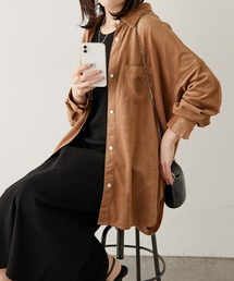 COLLAGE GALLARDAGALANTE | スッキリ見え/オールシーズン/エンブレムシャツ/Q.anos/キュアノス/手洗い可(シャツ/ブラウス)