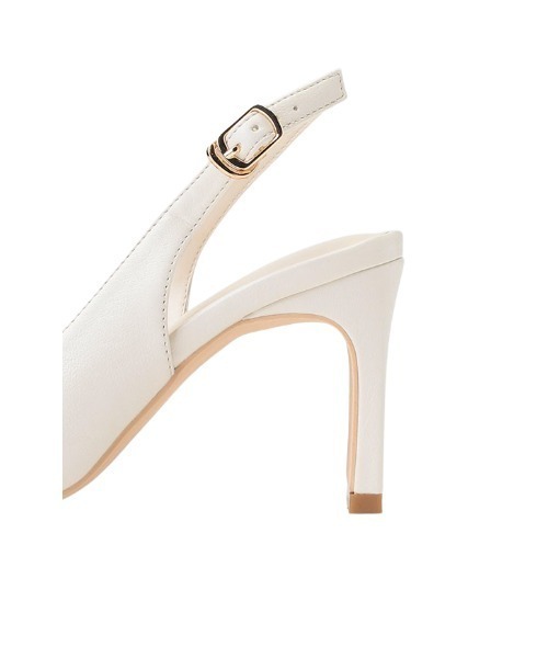 anuans（アニュアンス）の「チェーンモチーフオープントゥパンプス（パンプス・レディース・ブラウン/アイボリー・MEDIUM/LARGE/SMALL）」の15枚目の写真