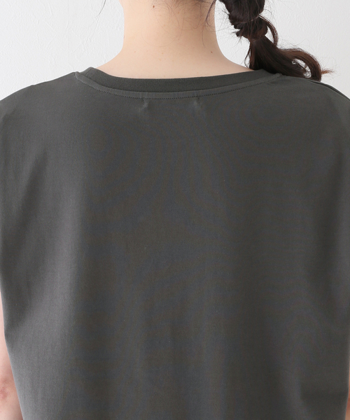 JOURNAL STANDARD relume(ジャーナルスタンダード レリューム)の「汗染み防止フレンチスリーブTEE(Tシャツ/カットソー・レディース・オレンジ/ブラウン/ブラック/ホワイト/チャコールグレー・FREE)」の22枚目の写真