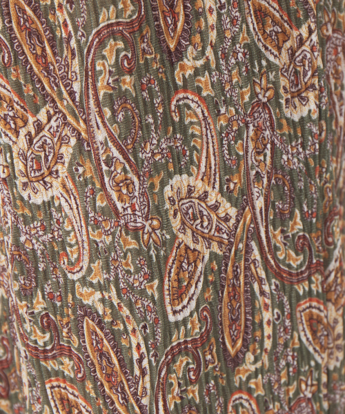 abahouse mavie（アバハウスマヴィ）の「ペイズリープリントパンツ（その他パンツ・レディース・ブラック/カーキ・フリー）」の8枚目の写真