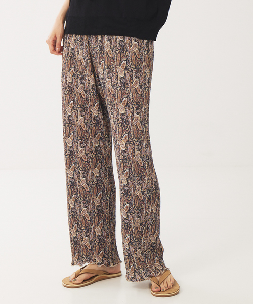 abahouse mavie（アバハウスマヴィ）の「ペイズリープリントパンツ（その他パンツ・レディース・ブラック/カーキ・フリー）」の12枚目の写真