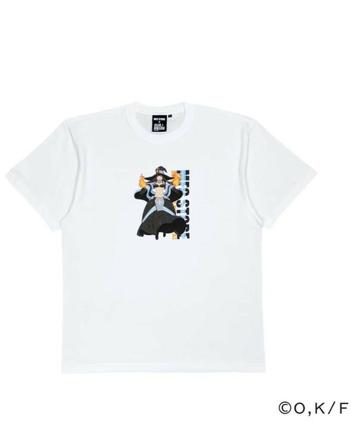 MFC STORE(エムエフシーストア)の「MFC STORE × 炎炎ノ消防隊 茉希 尾瀬 TEE(Tシャツ/カットソー・メンズ・ホワイト/ブラック/グレー・S/M/L/XL/XXL)」の15枚目の写真