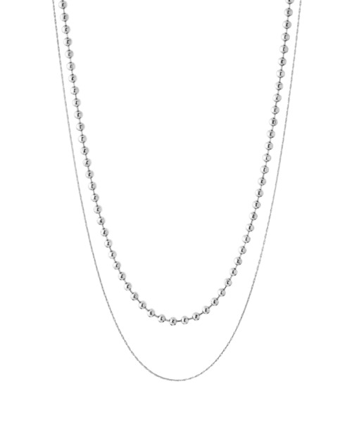 ANEMONE（アネモネ）の「2WAYボールチェーンネックレス（ネックレス・レディース・シルバー/ゴールド・FREE）」の3枚目の写真