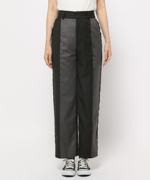 PAGEBOY(ページボーイ)の「CORE / カットオフラインコンビパンツ(その他パンツ・レディース・ブラック/グレー・S/M)」の10枚目の写真