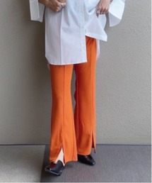 feepur by saya | 【sayaコラボ/XSサイズあり】セミフレアストレッチスラックス(スラックス)