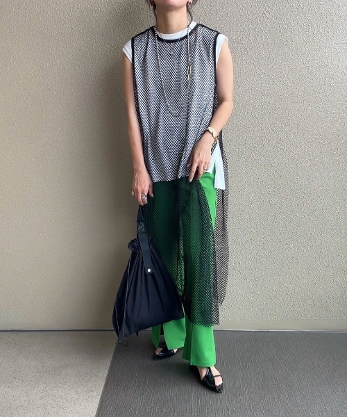 feepur by saya（フェピュールバイサヤ）の「【XSサイズあり】セミフレアストレッチスラックス（スラックス・レディース・ブラック/ベージュ/ブラウン/オレンジ/グリーン・MEDIUM/X-SMALL）」の21枚目の写真