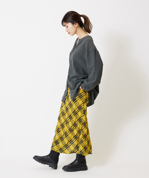 Oriens JOURNAL STANDARD(オリエンス ジャーナルスタンダード)の「【"GOOD GIRL” / グッドガール】 メローリブルーズカーディガン(カーディガン/ボレロ・レディース・チャコールグレー/ネイビー/ピンク・FREE)」の10枚目の写真