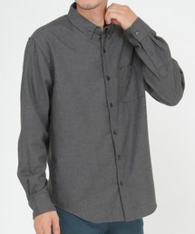 イージーケアフランネル無地シャツ