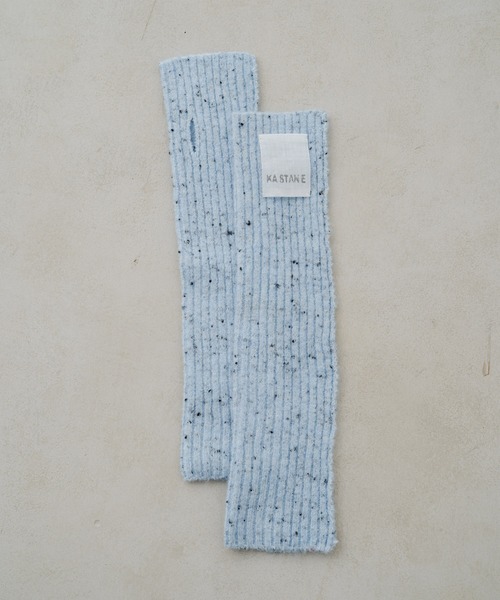 Kastane(カスタネ)の「【新色追加】リブニットアームカバー(アームカバー・レディース・ホワイト/サックスブルー/イエロー/アイボリー/グレー/ピンク/ブラウン系その他・FREE)」の17枚目の写真