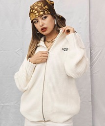 UGG | UGG@mos ジップアップニットブルゾン(ブルゾン)