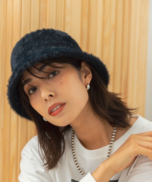BAYFLOW(ベイフロー)の「シャギーバケットハット(ハット・レディース・ブラック/ベージュ/オフホワイト・FREE)」の16枚目の写真