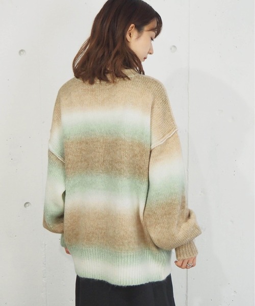 グラデーションBIGカーディガン