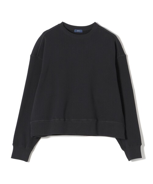 SHIPS（シップス）の「裏毛クルーネックプルオーバー（スウェット・レディース・ライトグレー/ブラック/パープル/オフホワイト・ONE SIZE）」の9枚目の写真