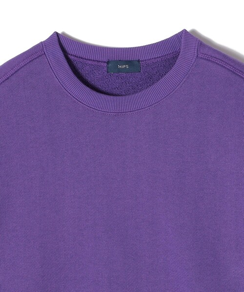 SHIPS（シップス）の「裏毛クルーネックプルオーバー（スウェット・レディース・ライトグレー/ブラック/パープル/オフホワイト・ONE SIZE）」の13枚目の写真