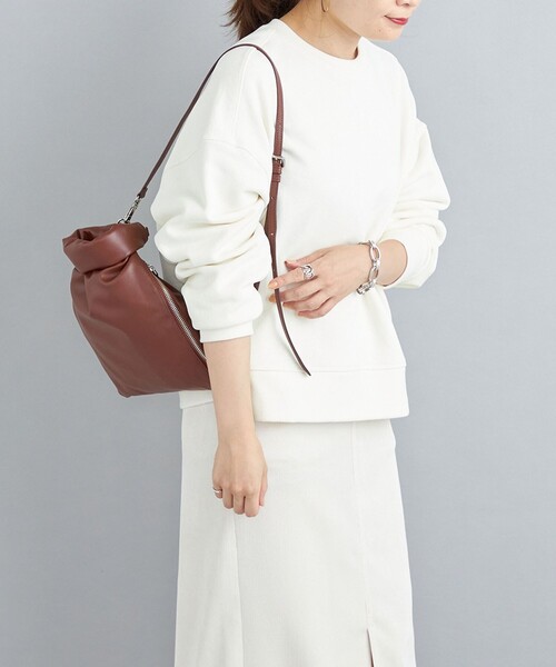 SHIPS（シップス）の「裏毛クルーネックプルオーバー（スウェット・レディース・ライトグレー/ブラック/パープル/オフホワイト・ONE SIZE）」の20枚目の写真