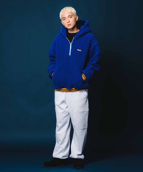 XLARGE（エクストララージ）の「EMBROIDERED SWEAT CARGO PANTS（スウェットパンツ・メンズ・アッシュ/ブラック/グリーン・M/L/S/XL）」の12枚目の写真