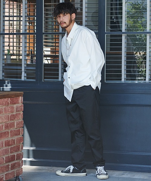 SILVER BULLET(シルバーバレット)の「『SILVER BULLET SELECT AP/シルバーバレットセレクト』国産バルーンスリーブチェーン付きシャツ(シャツ/ブラウス・メンズ・ブラック/ホワイト/グレー・M/L)」の6枚目の写真