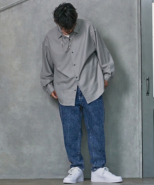 SILVER BULLET(シルバーバレット)の「『SILVER BULLET SELECT AP/シルバーバレットセレクト』国産バルーンスリーブチェーン付きシャツ(シャツ/ブラウス・メンズ・ブラック/ホワイト/グレー・M/L)」の16枚目の写真