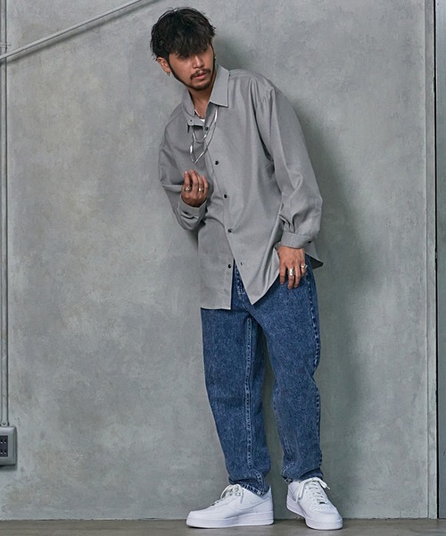 SILVER BULLET(シルバーバレット)の「『SILVER BULLET SELECT AP/シルバーバレットセレクト』国産バルーンスリーブチェーン付きシャツ(シャツ/ブラウス・メンズ・ブラック/ホワイト/グレー・M/L)」の17枚目の写真