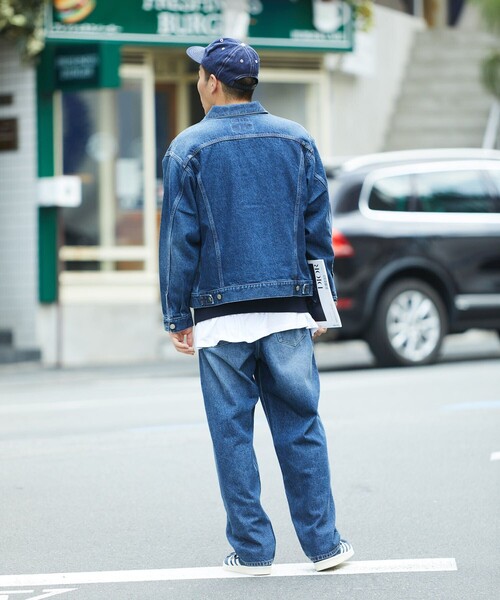 FREAK'S STORE（フリークスストア）の「FREAK'S STORE/フリークスストア LOOSE DENIM 5PKT PANT/デニム（デニムパンツ・メンズ・ブルー/オフホワイト・LARGE/MEDIUM/SMALL）」の9枚目の写真