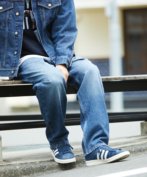 FREAK'S STORE（フリークスストア）の「FREAK'S STORE/フリークスストア LOOSE DENIM 5PKT PANT/デニム（デニムパンツ・メンズ・ブルー/オフホワイト・LARGE/MEDIUM/SMALL）」の11枚目の写真