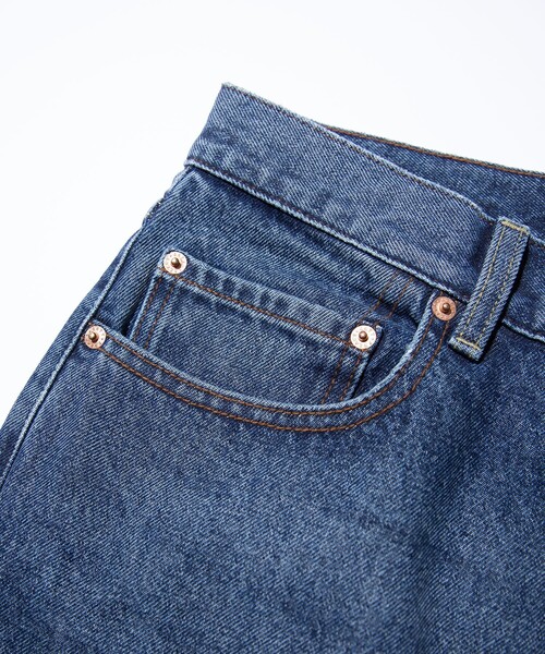 FREAK'S STORE（フリークスストア）の「FREAK'S STORE/フリークスストア LOOSE DENIM 5PKT PANT/デニム（デニムパンツ・メンズ・ブルー/オフホワイト・LARGE/MEDIUM/SMALL）」の16枚目の写真